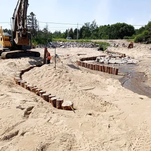Travaux en milieux côtier